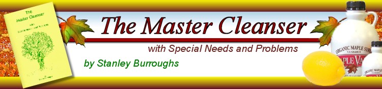 Master Cleanser Diet Master Cleanse Stanley Burroughs